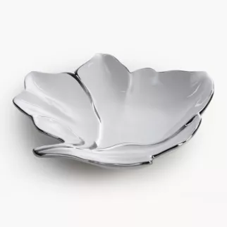 Patera dekoracyjna w kształcie liścia NERIS 03