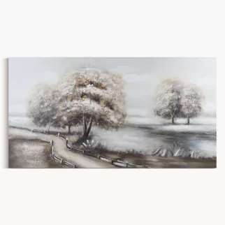 Obraz CALM 2 ręcznie malowany na płótnie pejzaż z drogą