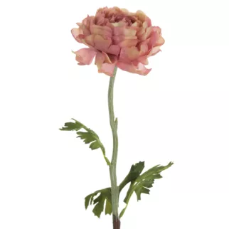 Kwiat sztuczny piwonia ciemnoróżowa 53 cm