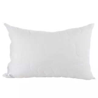 Poduszka 40 x 40 cm biała z naturalnymi włóknami bambusowymi NATURE