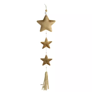Ozdoba choinkowa GWIAZDKI z miękkiej welwetowej tkaniny