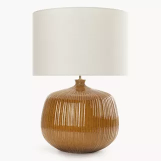 Lampka dekoracyjna BENTI z wytłaczaną podstawą