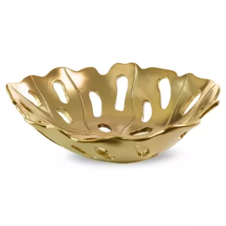 Patera ceramiczna MIRA w kształcie liścia monstery