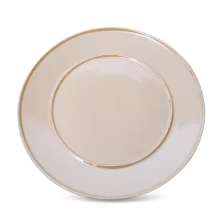 Talerz ceramiczny SIMONA z perłowym połyskiem