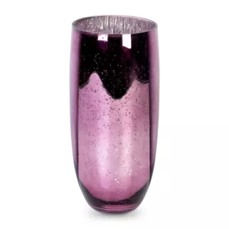 Wazon MOLLY ze szkła artystycznego różowy