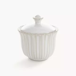 Pojemnik dekoracyjny AVRIL z przecieranym wzorem w stylu eko