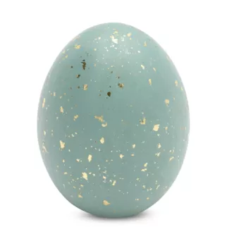 Figurka dekoracyjna JAJKO wielkanocne z lśniącymi drobinkami