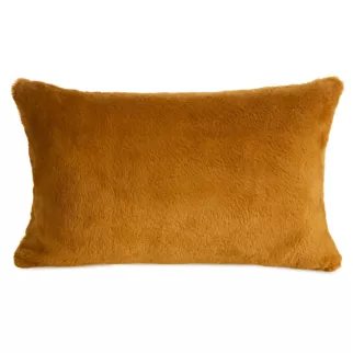 Poszewka na poduszkę 30x50 cm miodowa z miękkiej futrzanej tkaniny NINA