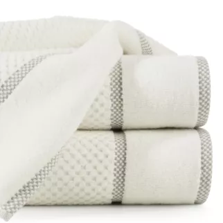 Ręcznik kąpielowy 50X90 cm bawełniany kolor kremowy 540 g/m2 CALEB