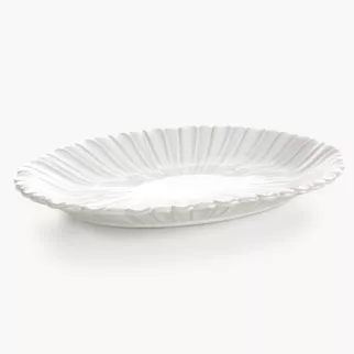 Patera dekoracyjna AVRIL z przecieranym wzorem w stylu eko