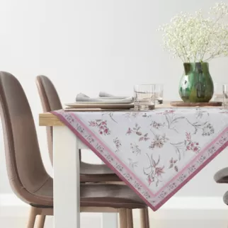 Bieżnik na stół naturalno, beżowy 90x90 cm SUMMER 6 z gładkiej i miękkiej tkaniny