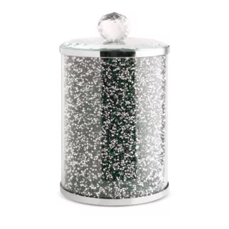 Pojemnik VENTOSA do przechowywania z kryształkami, w stylu glamour