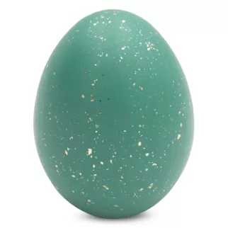 Figurka dekoracyjna JAJKO wielkanocne z lśniącymi drobinkami