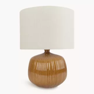 Lampka dekoracyjna BENTI z wytłaczaną podstawą