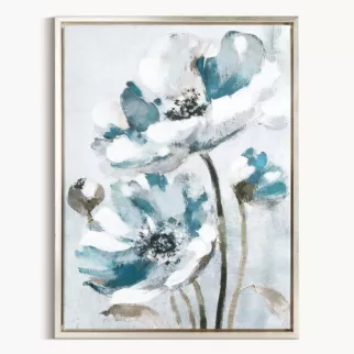 Obraz ręcznie malowany na płótnie z motywem kwiatów