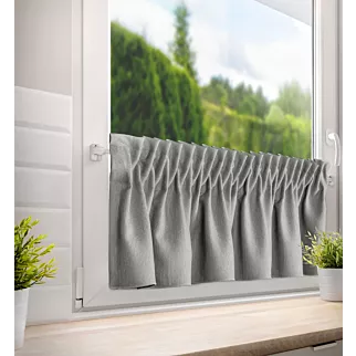 Zazdrostka srebrna z tkaniny o płóciennym splocie 140x30 cm taśma LENA