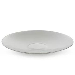 Patera ze szkła artystycznego srebrna