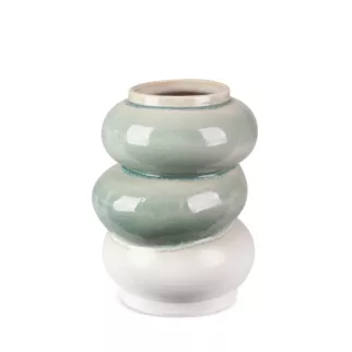 Wazon ceramiczny LIANA w stylu boho z efektem ombre