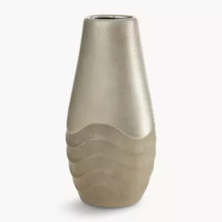 Wazon dekoracyjny SANI zdobiony falistym wzorem