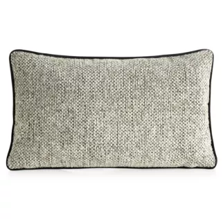 Poszewka na poduszkę 30x50 cm beżowa z plecionej szenilowej nici z efektem melanżu BARI