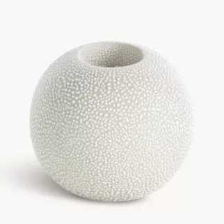 Świecznik ceramiczny RISO z efektem rosy