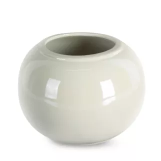 Osłonka ceramiczna na donicę SIMONA z perłowym połyskiem