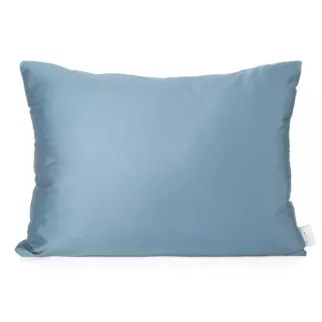 Poszewka na poduszkę 50x70 cm z satyny bawełnianej ciemnoniebieska DINA