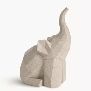 Figurka dekoracyjna SŁOŃ o geometrycznych liniach