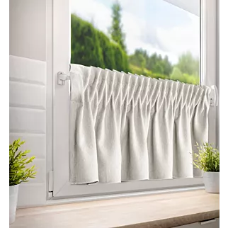 Zazdrostka naturalna z tkaniny o płóciennym splocie 140x45 cm taśma LENA