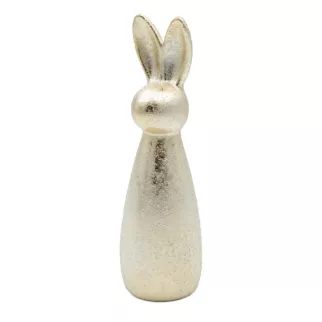 Figurka wielkanocna ZAJĄCZEK z przecieranym wzorem