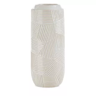Wazon dekoracyjny ROMINA z wytłaczanym wzorem