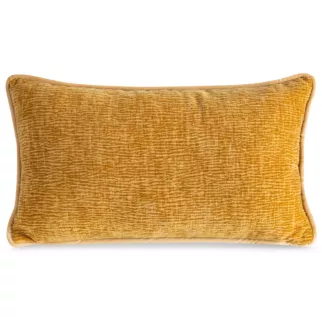 Poszewka na poduszkę 30x50 cm miodowa z szenilowej tkaniny ROSI