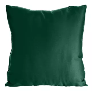 Poszewka na poduszkę 40x40 cm z satyny bawełnianej ciemnozielona NOVA
