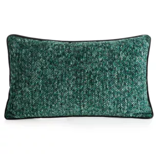 Poszewka na poduszkę 30x50 cm miętowa z plecionej szenilowej nici z efektem melanżu BARI