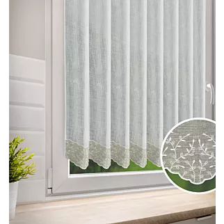 Tkanina firanowa zazdrostka z etaminy z haftem