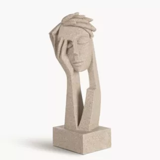 Figurka dekoracyjna inspirowana nowoczesną rzeźbą