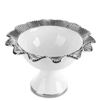 Misa ceramiczna BETSY ze srebrnymi akcentami