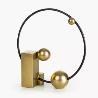 Nowoczesna figurka ALEX ze złotymi akcentami