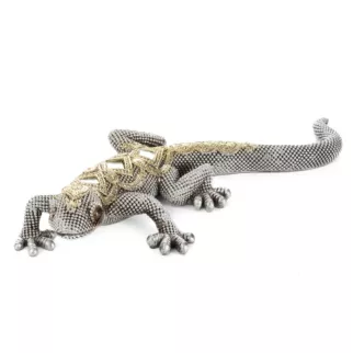 Jaszczurka - figurka dekoracyjna GATOS o drobnym strukturalnym wzorze