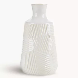 Wazon dekoracyjny ROMINA z wytłaczanym wzorem