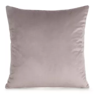 Poszewka na poduszkę 45x45 cm welwetowa, gładka pudrowa o delikatnym połysku GAJA 1