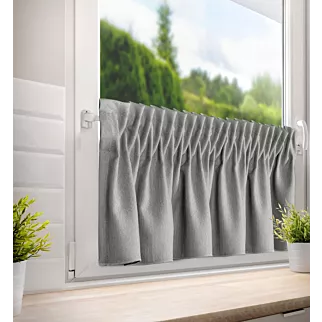 Zazdrostka srebrna z tkaniny o płóciennym splocie 140x45 cm taśma LENA