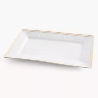 Patera dekoracyjna zdobiona subtelnym wytłaczanym wzorem OLIVIA - kolekcja AMAROSA