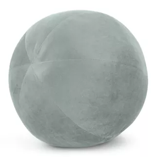 Poduszka dekoracyjna w formie kuli średnica 24 cm welwetowa szałwiowa GAJA