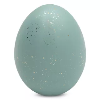 Figurka dekoracyjna JAJKO wielkanocne z lśniącymi drobinkami
