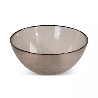 Misa LEA z barwionego szkła artystycznego o prążkowanej powierzchni
