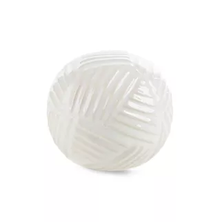 Figurka dekoracyjna kula ROMINA z wytłaczanym wzorem