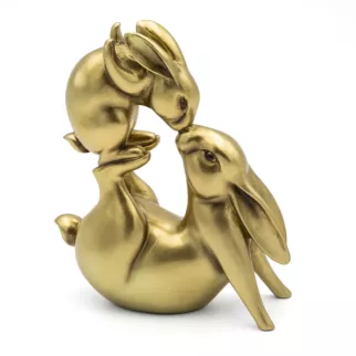 Figurka wielkanocna urocza rodzinka zajączków