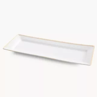 Patera dekoracyjna zdobiona subtelnym wytłaczanym wzorem OLIVIA - kolekcja AMAROSA