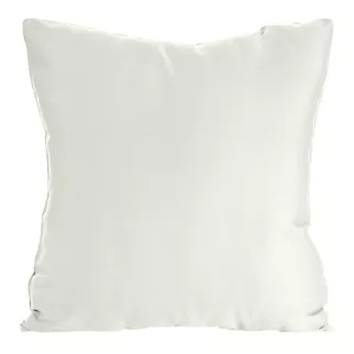 Poszewka na poduszkę 40x40 cm z satyny bawełnianej kremowa NOVA